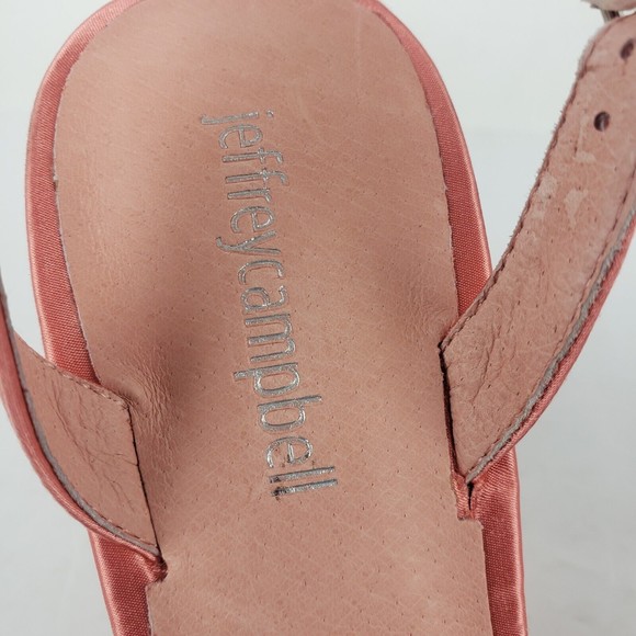 Jeffrey Campbell Women's Rose Combo Zivote Rhinestone Slingback Pumps Size 9 - Picture 13 of 16